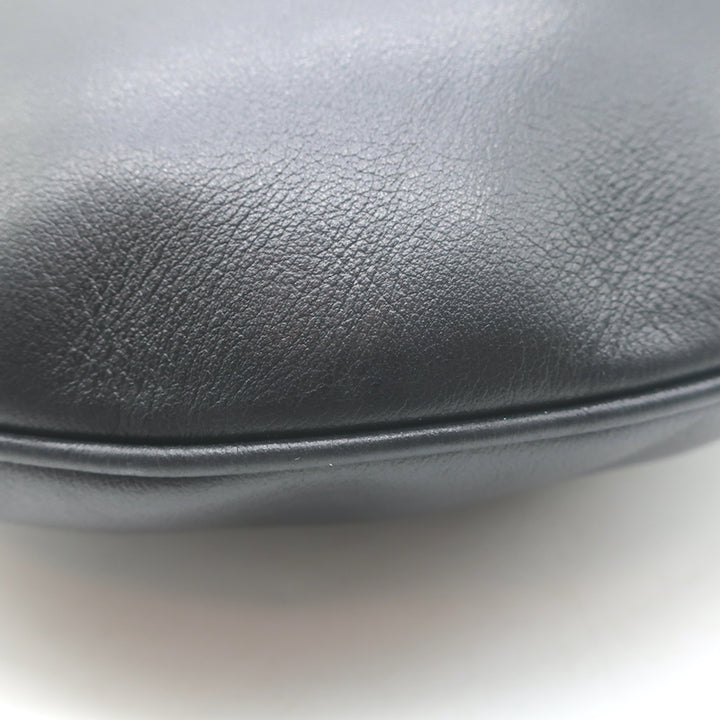 Givenchy Small Infinity Hobo Black Leather Shoulder Bag