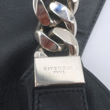 Givenchy Small Infinity Hobo Black Leather Shoulder Bag