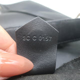 Givenchy Small Infinity Hobo Black Leather Shoulder Bag