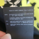 Balenciaga Top Yellow Shadow Floral Print Crepe Size 40 Sleeveless Blouse