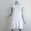 Stella McCartney Zip-Pocket Mini Dress White Stretch Crepe Size 40