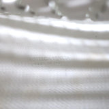 Bottega Veneta Point Slanted Intrecciato Triangle Top Handle Bag White Leather