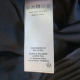 Zadig & Voltaire Timmy Tomboy Top Black Ruffled Cotton Size Extra Small