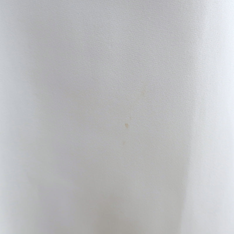 Stella McCartney Zip-Pocket Mini Dress White Stretch Crepe Size 40