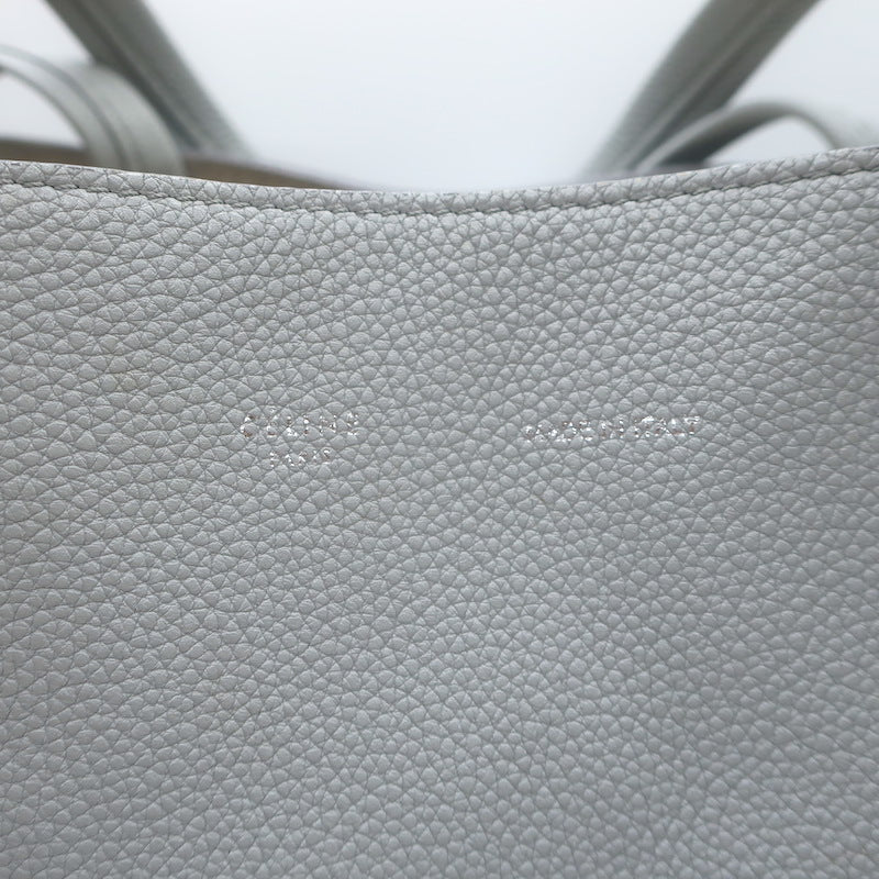 Celine Small Cabas Phantom Tote Blue Gray Soft Grained Leather