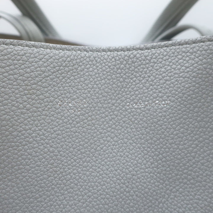 Celine Small Cabas Phantom Tote Blue Gray Soft Grained Leather