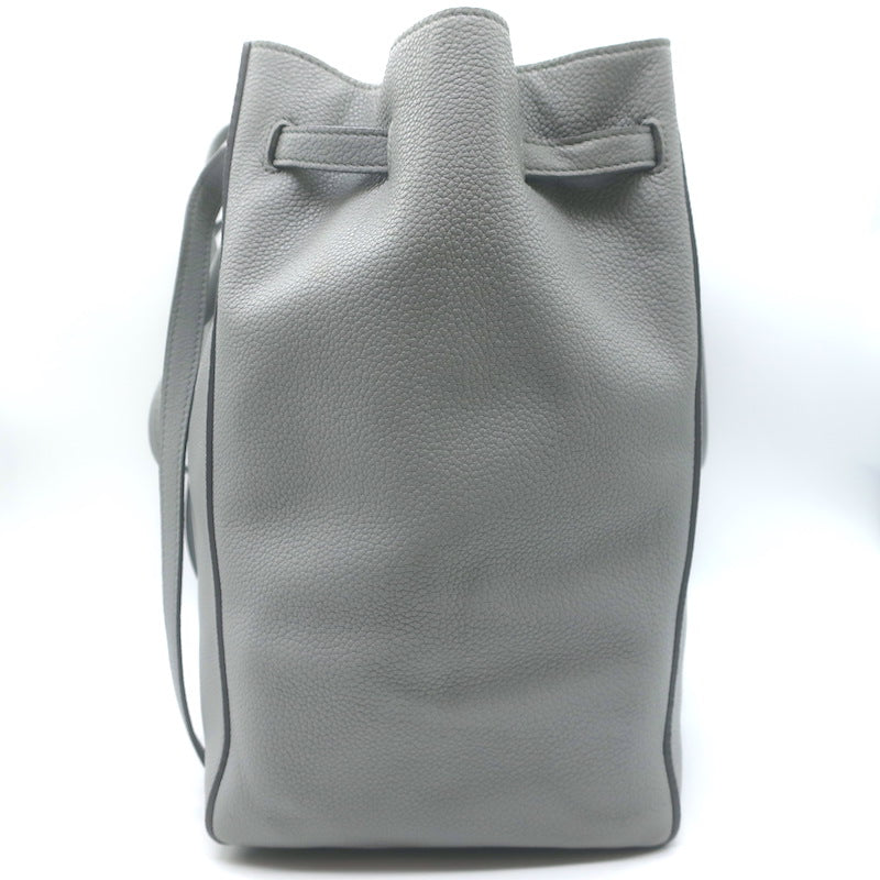 Celine Small Cabas Phantom Tote Blue Gray Soft Grained Leather
