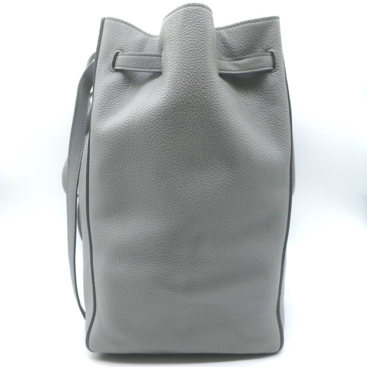 Celine Small Cabas Phantom Tote Blue Gray Soft Grained Leather