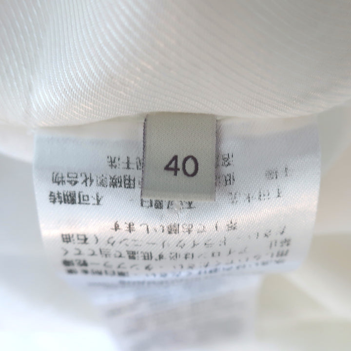 Stella McCartney Zip-Pocket Mini Dress White Stretch Crepe Size 40