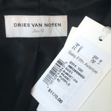 Dries Van Noten Blanchet Blazer Purple Pony Hair Size 42 One-Button Jacket NEW