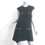 Stella McCartney Zip-Pocket Mini Dress Black Stretch Crepe Size 40