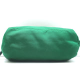 Prada Tessuto Front-Pocket Cosmetic Bag Emerald Green Nylon Small Pouch