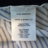 Veronica Beard South Beach Mixed Media Tank Top Navy Knit & Stripes Size Medium