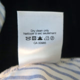 Veronica Beard South Beach Mixed Media Tank Top Navy Knit & Stripes Size Medium