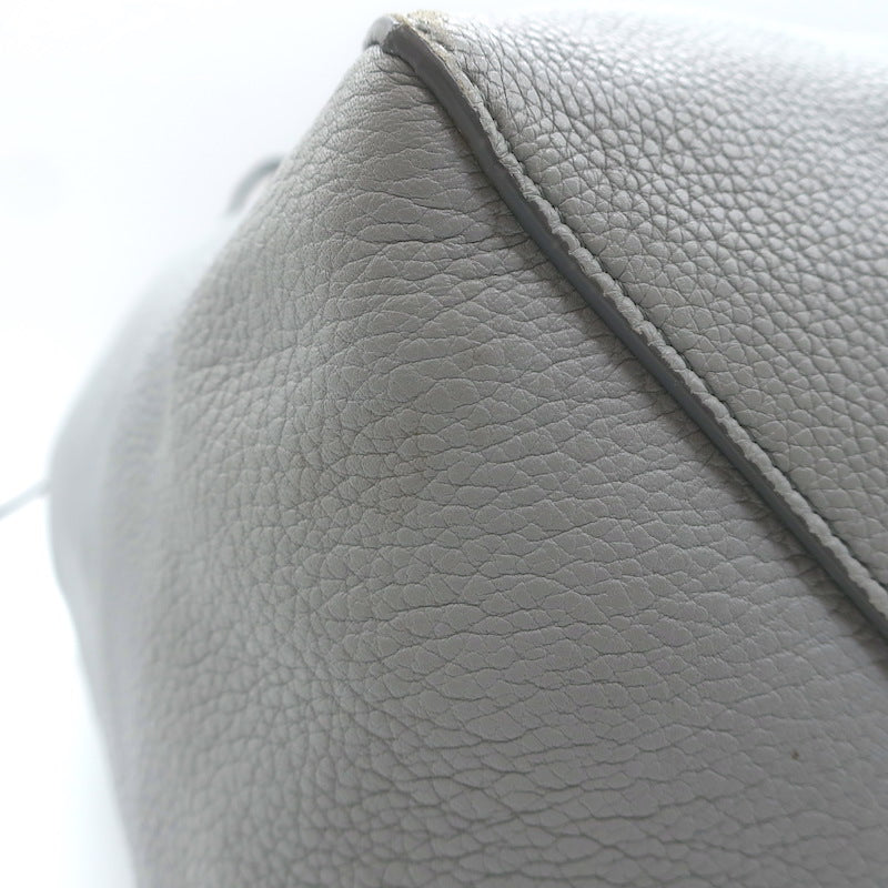 Celine Small Cabas Phantom Tote Blue Gray Soft Grained Leather