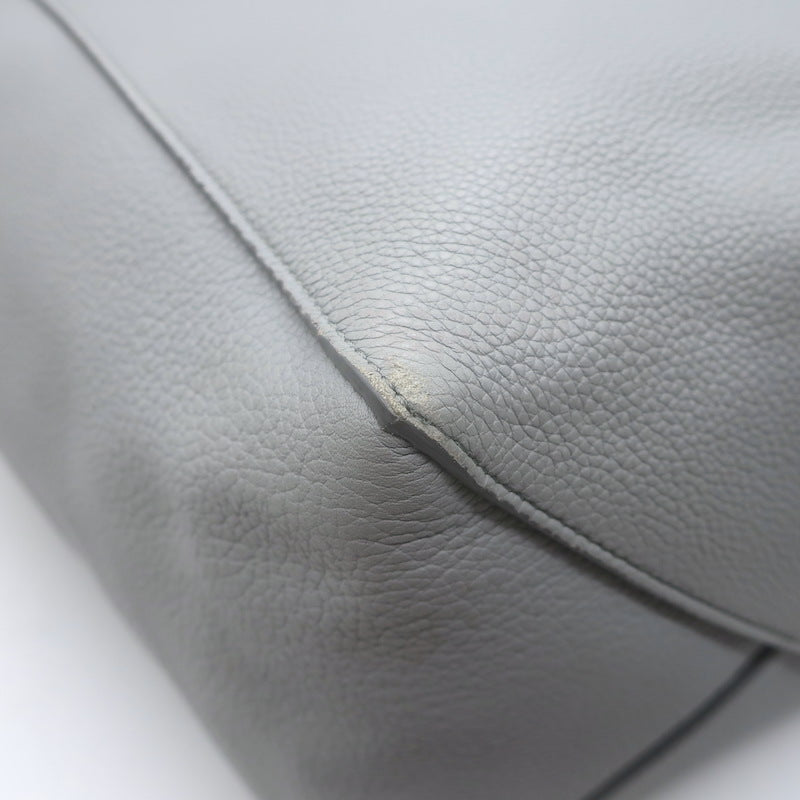 Celine Small Cabas Phantom Tote Blue Gray Soft Grained Leather