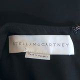Stella McCartney Zip-Pocket Mini Dress Black Stretch Crepe Size 40