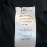 Stella McCartney Zip-Pocket Mini Dress Black Stretch Crepe Size 40