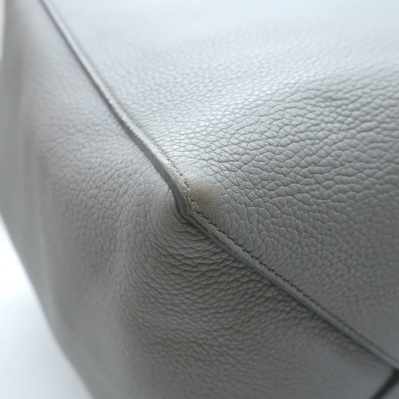 Celine Small Cabas Phantom Tote Blue Gray Soft Grained Leather
