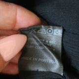 Isabel Marant Etoile Kamil Pleated Maxi Dress Black Crinkled Voile Size 34