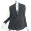 Rick Owens Blazer Black Wool-Silk Size 40 One-Button Jacket