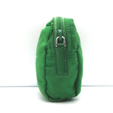 Prada Tessuto Cosmetic Bag Kelly Green Nylon Mini Pouch