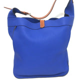 Hermes Marwari GM Bag Blue Electric Clemence Leather Large Hobo