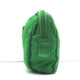 Prada Tessuto Cosmetic Bag Kelly Green Nylon Mini Pouch