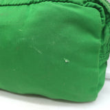 Prada Tessuto Cosmetic Bag Kelly Green Nylon Mini Pouch