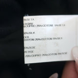 Rick Owens Blazer Black Wool-Silk Size 40 One-Button Jacket