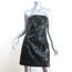 Rotate Birger Christensen Herla Strapless Snake-Effect Dress Black Size US 10