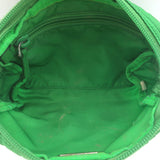 Prada Tessuto Cosmetic Bag Kelly Green Nylon Mini Pouch