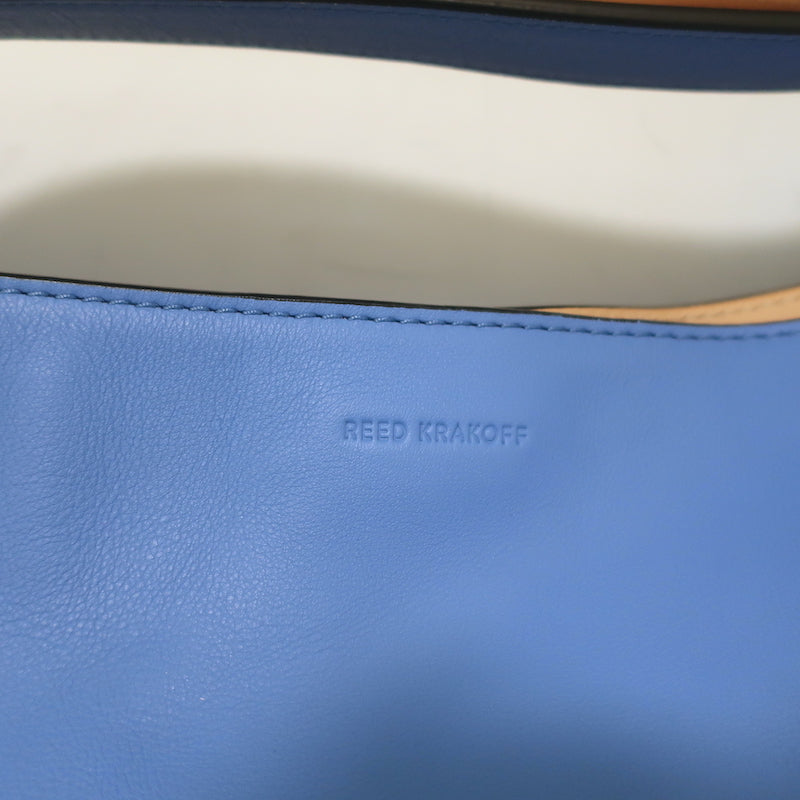 Reed Krakoff RDK Hobo Sky Blue Leather Large Shoulder Bag
