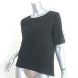 Jenni Kayne Crepe Tee Black Size Small Short Sleeve Top