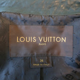 Louis Vuitton Convertible Biker Jacket Vest Emerald Leather Size 36