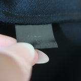 Jenni Kayne Crepe Tee Black Size Small Short Sleeve Top