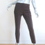 The Row Pintuck Cropped Pants Dark Brown Stretch Crepe Size 4