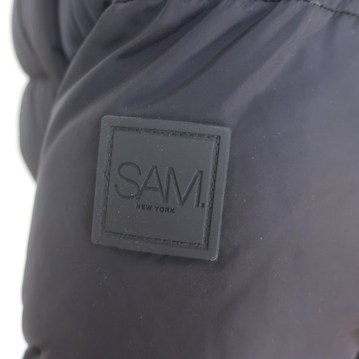 SAM. Freestyle Down Puffer Jacket Matte Black Size Medium NEW