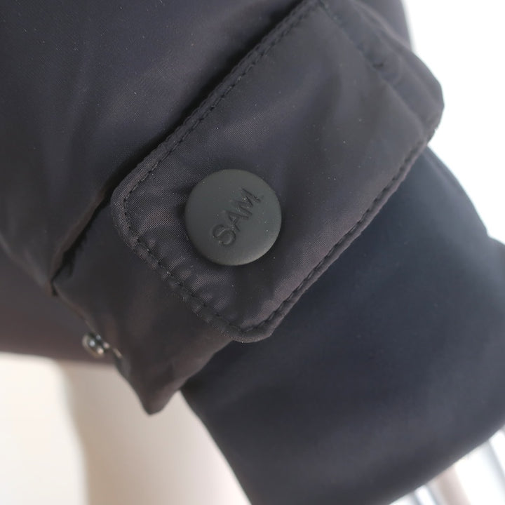 SAM. Freestyle Down Puffer Jacket Matte Black Size Medium NEW