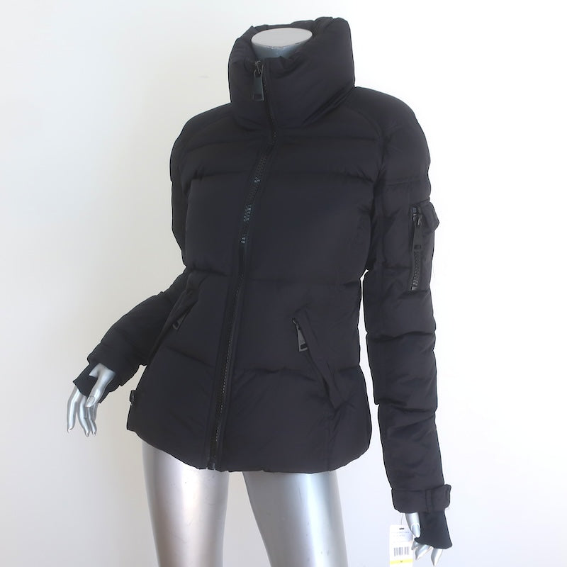SAM. Freestyle Down Puffer Jacket Matte Black Size Medium NEW