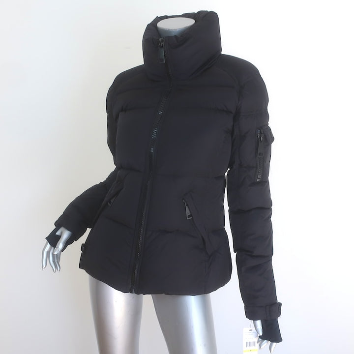 SAM. Freestyle Down Puffer Jacket Matte Black Size Medium NEW
