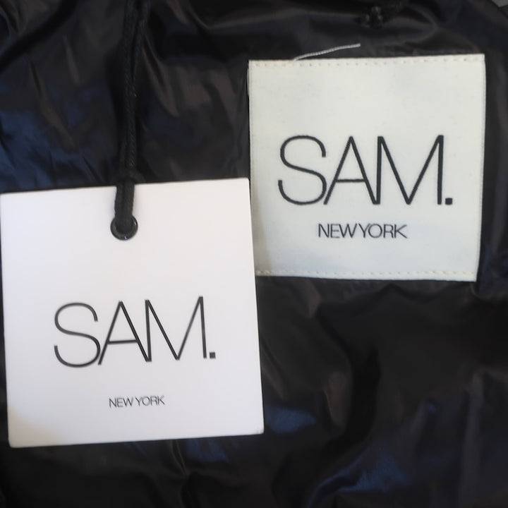 SAM. Freestyle Down Puffer Jacket Matte Black Size Medium NEW