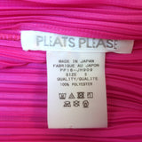 Pleats Please Issey Miyake July Cap Sleeve Midi Dress Hot Pink Size 5