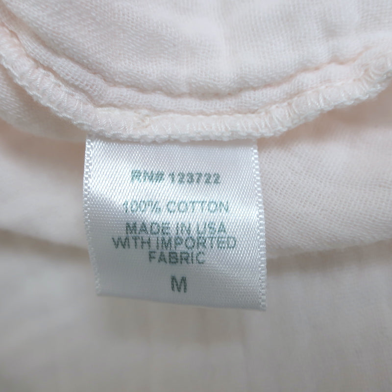 Xirena Cap Sleeve Top Sam Light Pink Cotton Gauze Size Medium