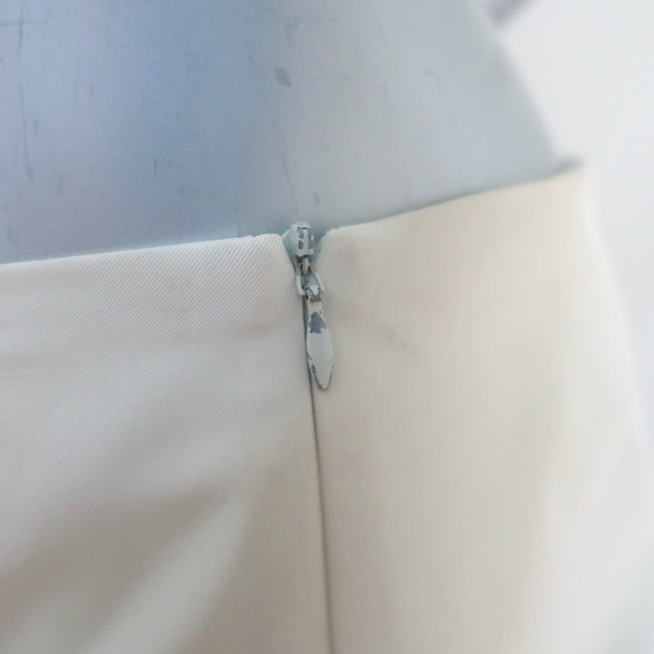 The Row Cropped Pants Ecru Stretch Crepe Size 4