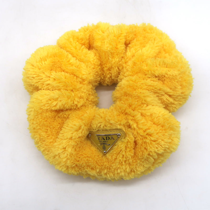 Prada Terry Scrunchie Yellow