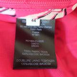 Isabel Marant Etoile Midi Dress Omeya Pink Printed Crepe Size 44