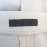 The Row Cropped Pants Ecru Stretch Crepe Size 4