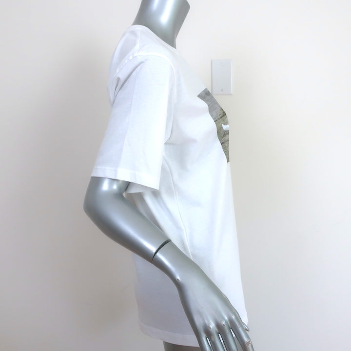 Victoria Beckham 10th Anniversary Tee White Size Extra Small Short Sleeve Top