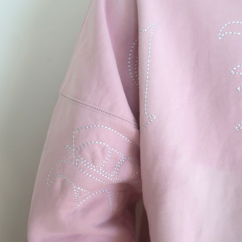 Palace Skateboards Embroidered Stud Hoodie Pink Size Large
